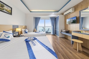 In-room safe, desk, blackout curtains, soundproofing
