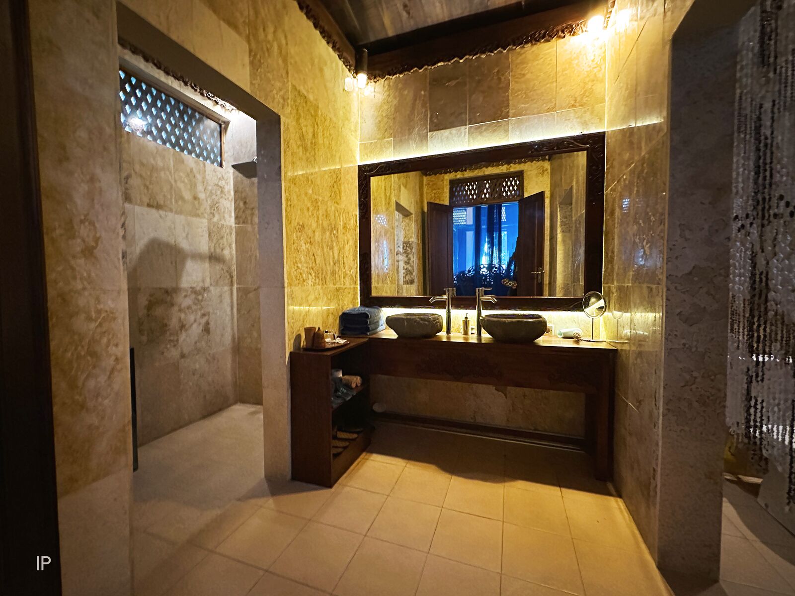 villa, 2 bedrooms, private pool | bathroom | shower, free toiletries, hair dryer, bathrobes