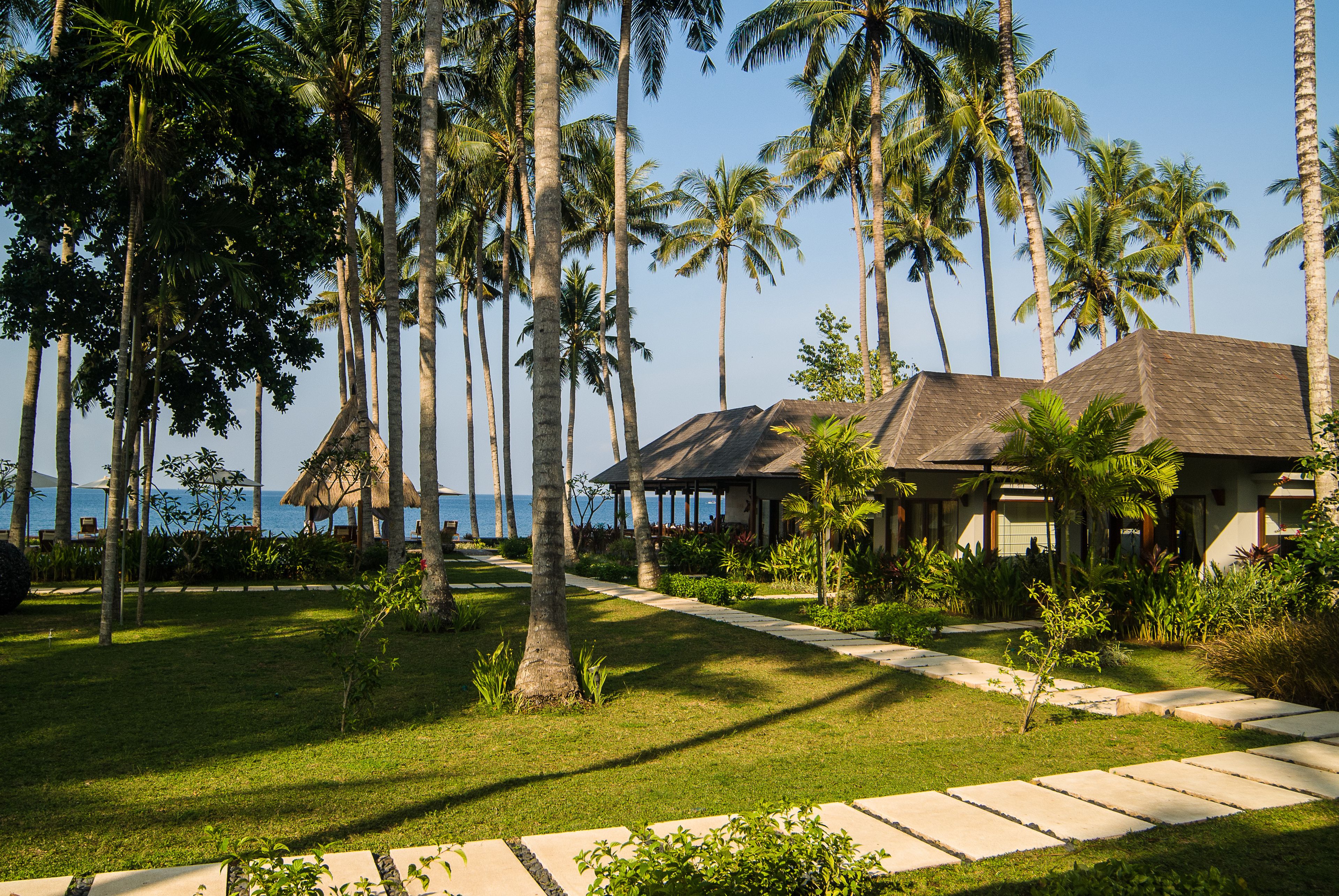 Blick von der Unterkunft