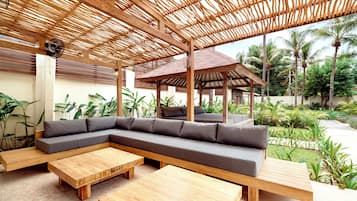 Premium Villa, 3 Bedrooms, Pool View | Terrace/patio