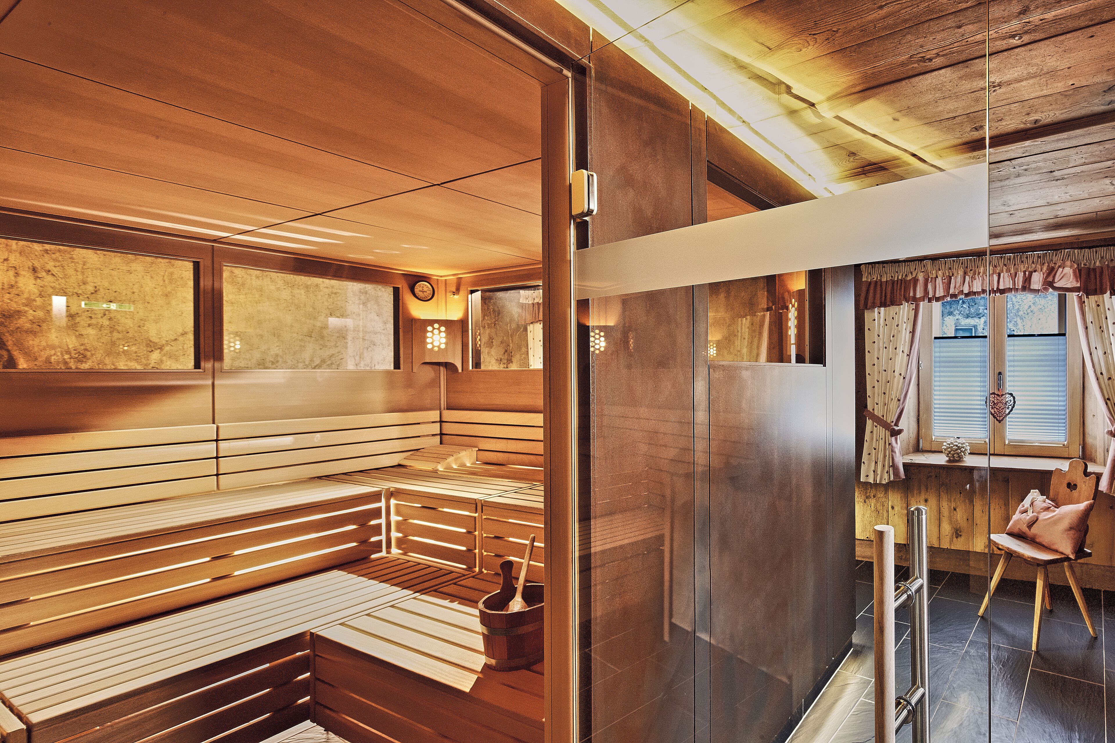 sauna, steam room, massages