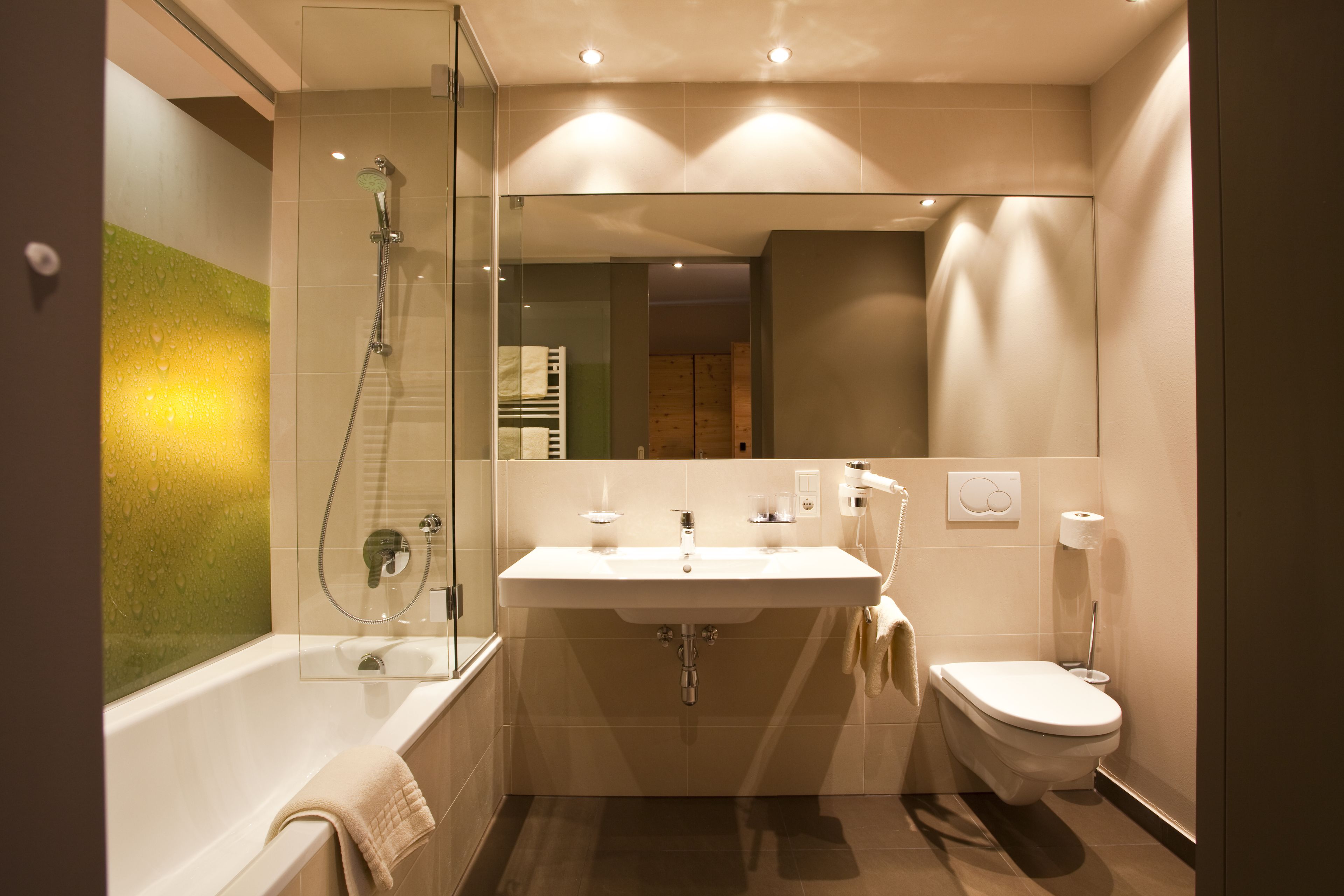 superior double room, balcony, mountain view | bathroom | free toiletries, hair dryer, dressing gowns, towels