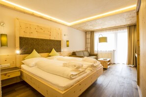 Double Room, Balcony, Mountain View (Zirbenzimmer) | In-room safe, blackout drapes, free cribs/infant beds, free WiFi