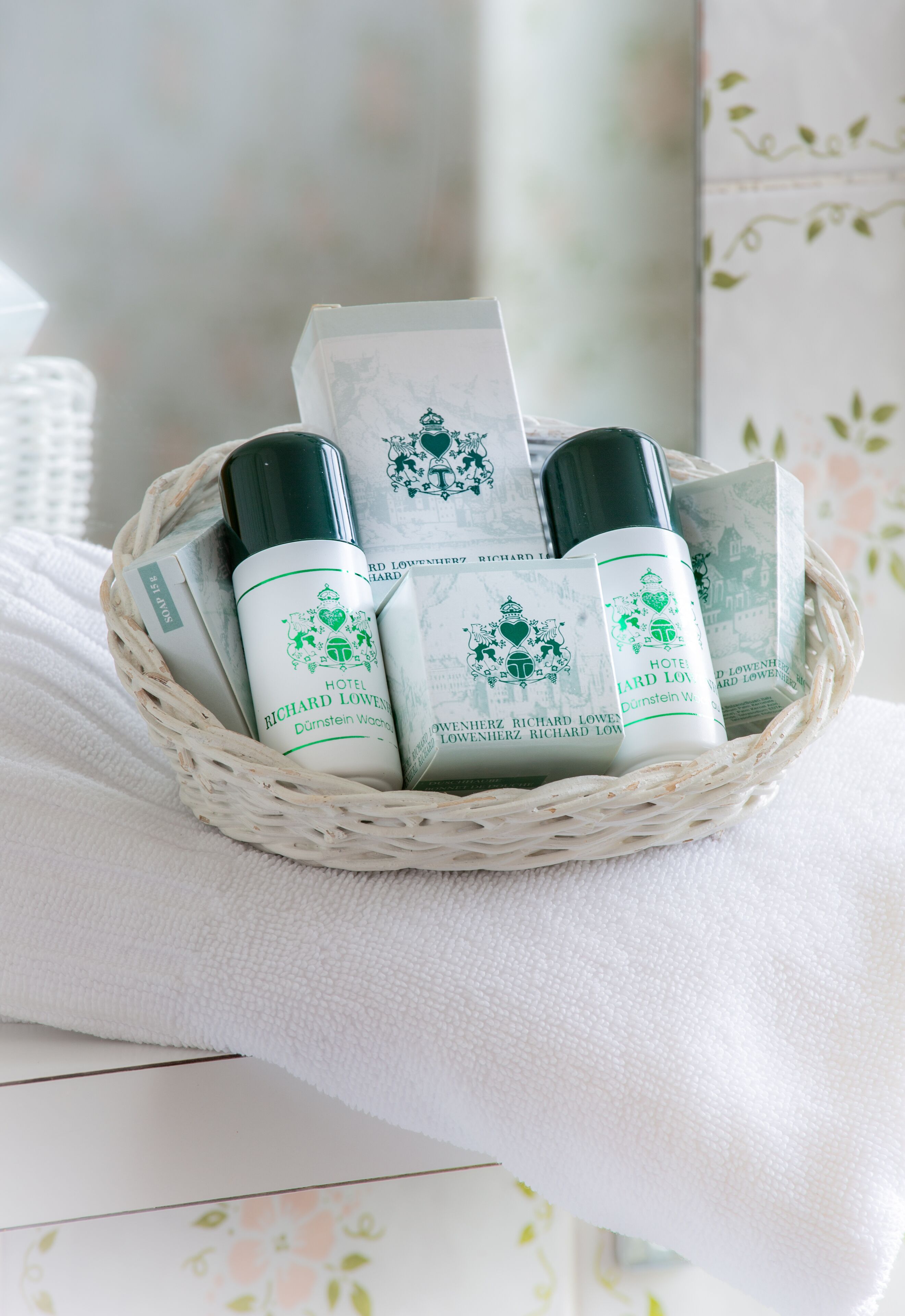 free toiletries, hair dryer, bathrobes, slippers