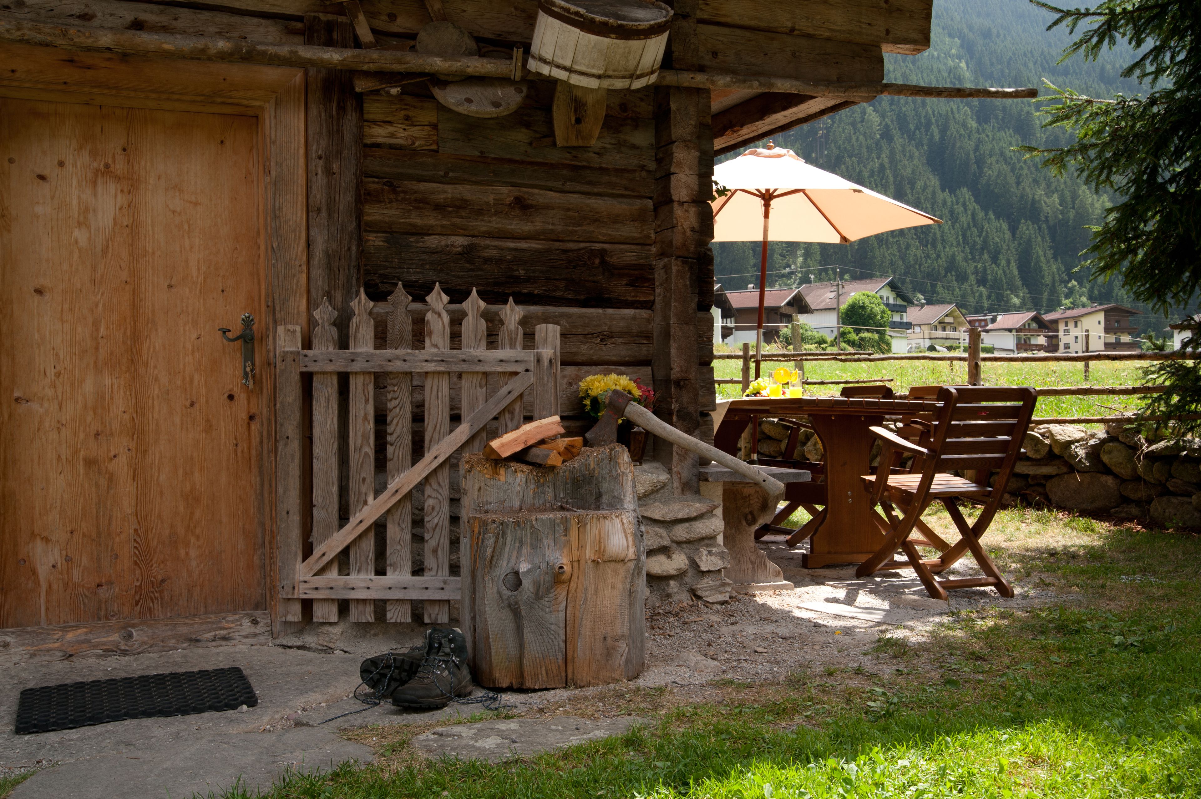 cottage, mountain view (not included: cleaning fee 32 eur p.p) | terrace/patio