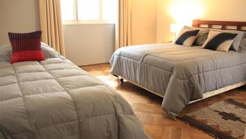 Premium bedding, down duvets, pillow-top beds, individually decorated