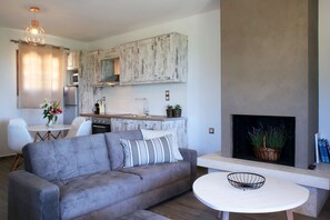 Deluxe Duplex | Living room