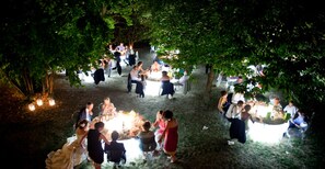 Espace de mariage à l’extérieur