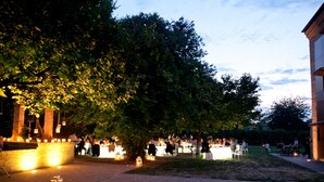 Zona para bodas al aire libre