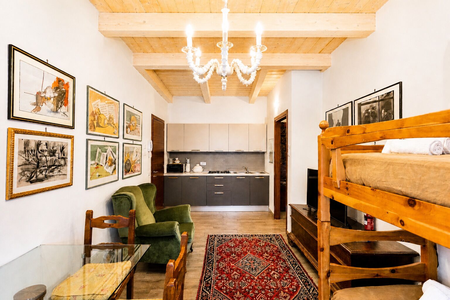 Suite Familiale, 2 chambres, non-fumeur, coin cuisine | Cuisine privée