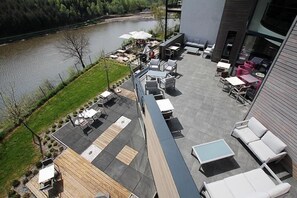 Terrace/patio - Hôtel Bô Rivage (Neufchateau)