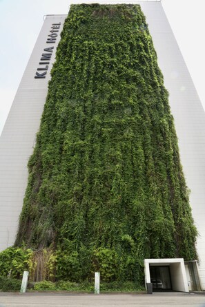 Overnatningsstedets facade