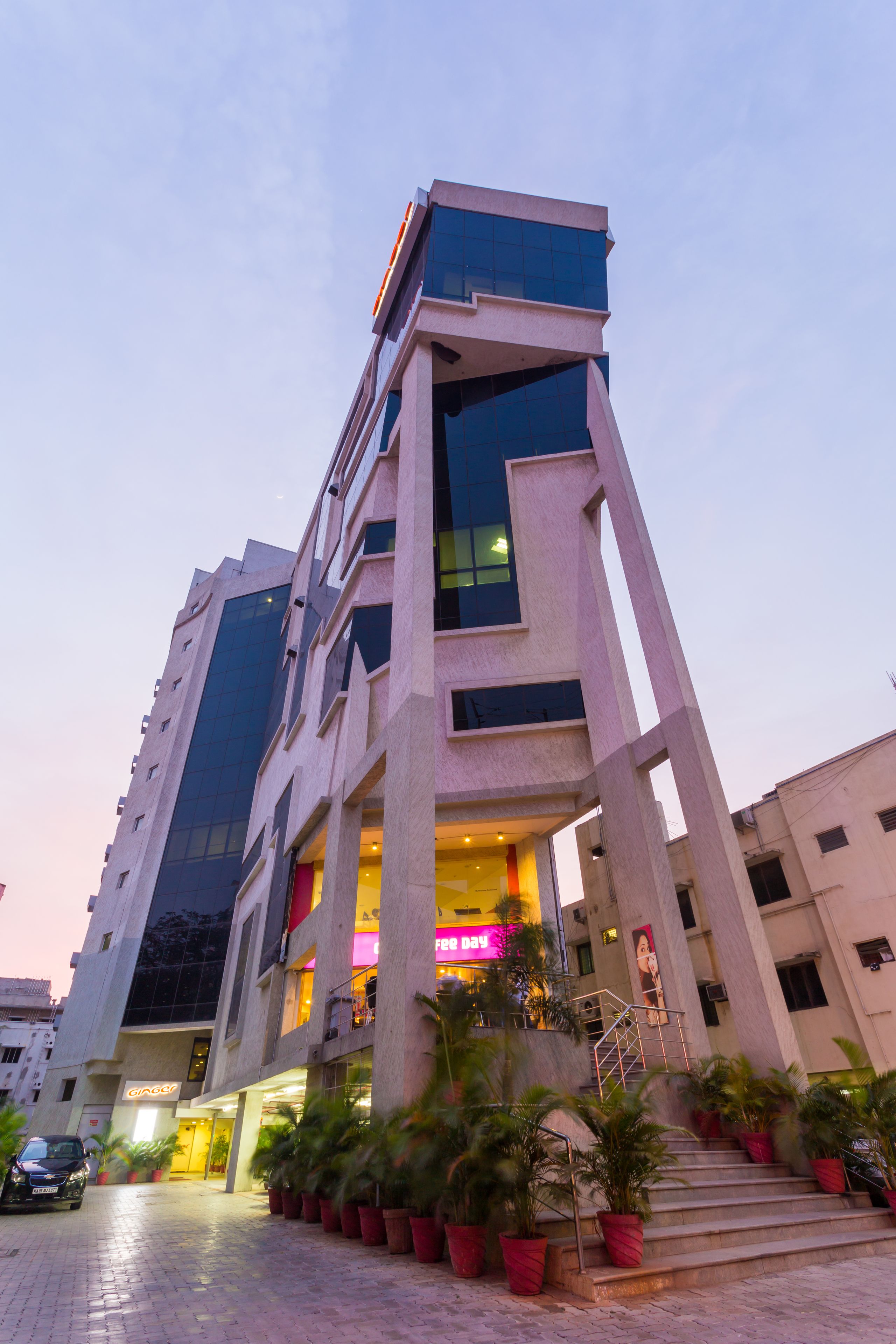 Front of property – evening/night