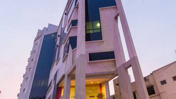 Front of property – evening/night