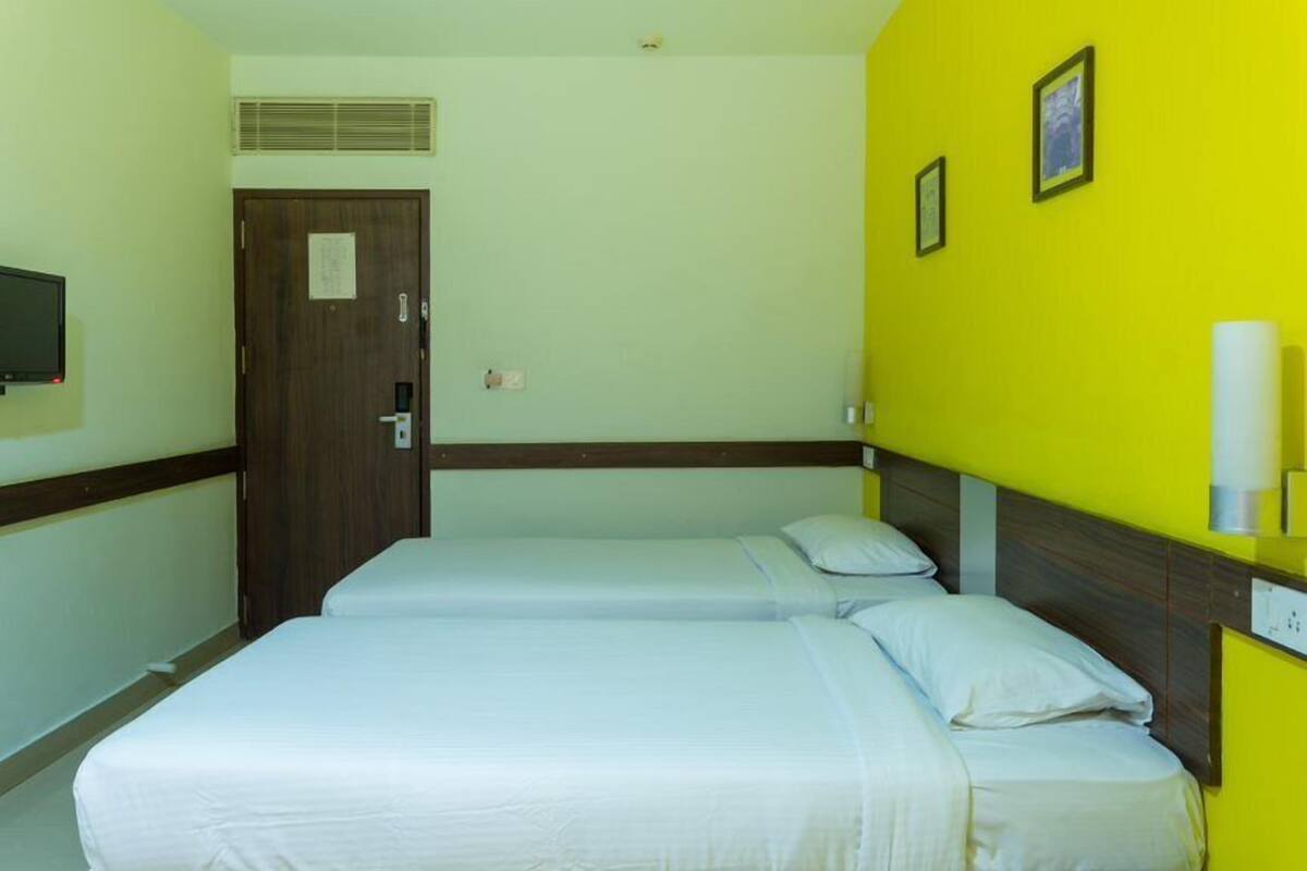 Kamar Twin | Brankas, meja kerja, setrika/meja setrika, dan Wi-Fi gratis