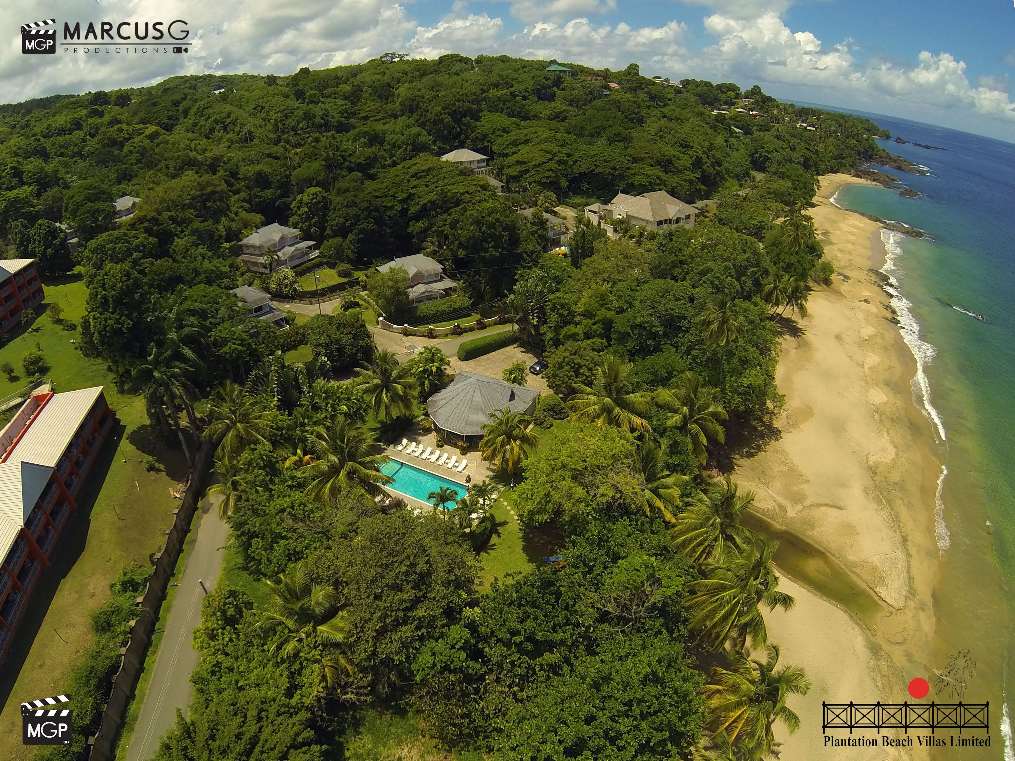 On the beach, sun loungers, beach towels