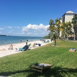 Private beach, white sand, sun-loungers, beach umbrellas