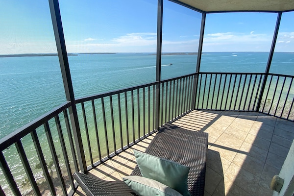 Blick von der Unterkunft