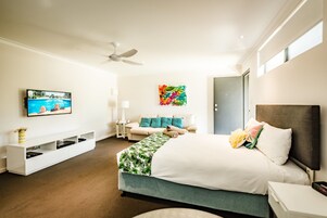Superior Studio | Living area | 50-inch Smart TV with digital channels