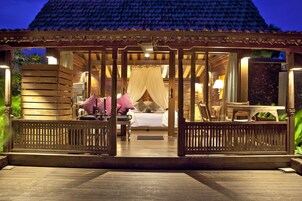 别墅, 1 间卧室, 私人游泳池, 花园景观 | 露台