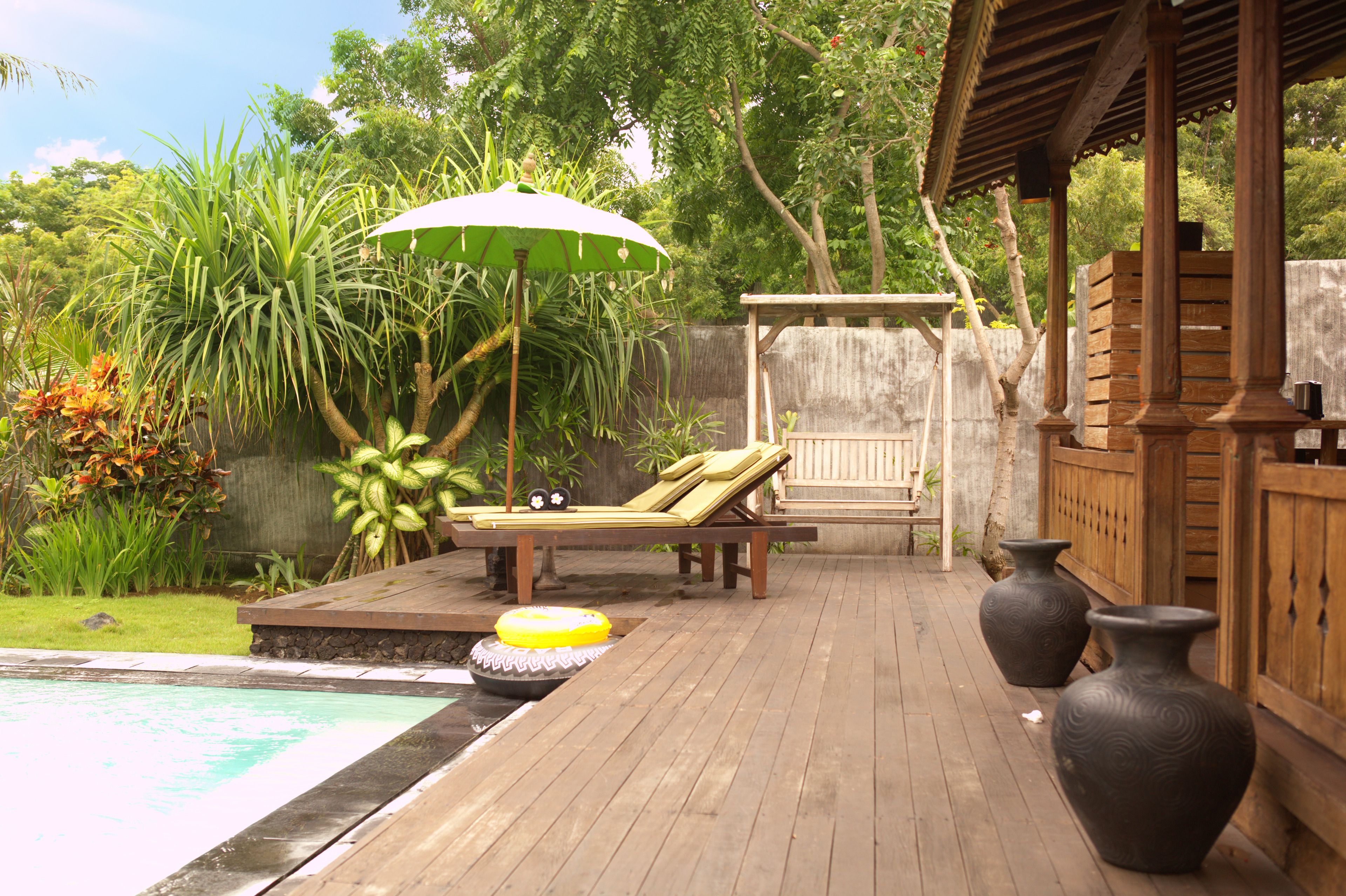 villa, 1 bedroom, private pool, garden view | outdoor pool | outdoor pool, pool umbrellas, pool loungers