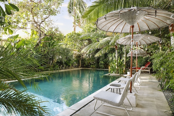 Apartment, 2 Schlafzimmer, Poolzugang | Ausblick vom Zimmer