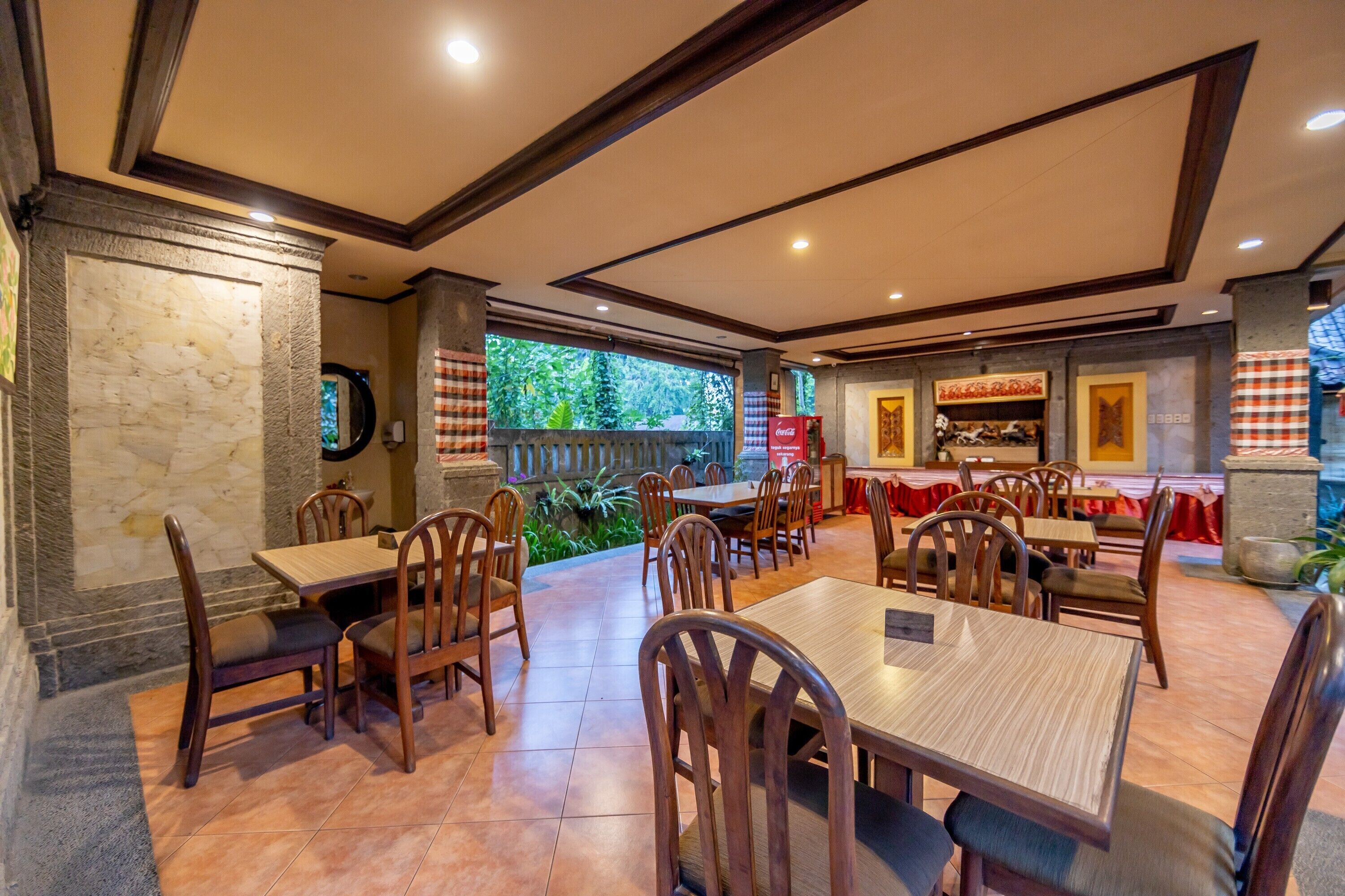 breakfast, lunch, dinner served; indonesian cuisine, garden views