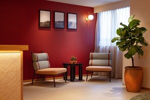 Sitteområde i lobbyen