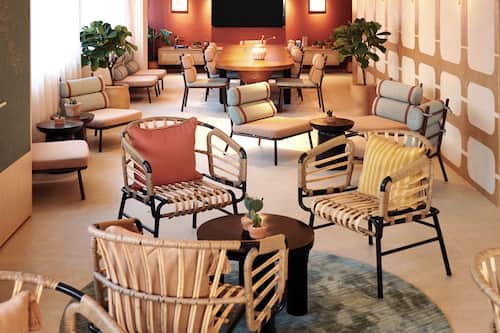 Lobby sitting area