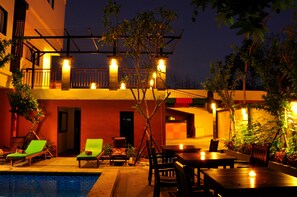 Front of property - evening/night