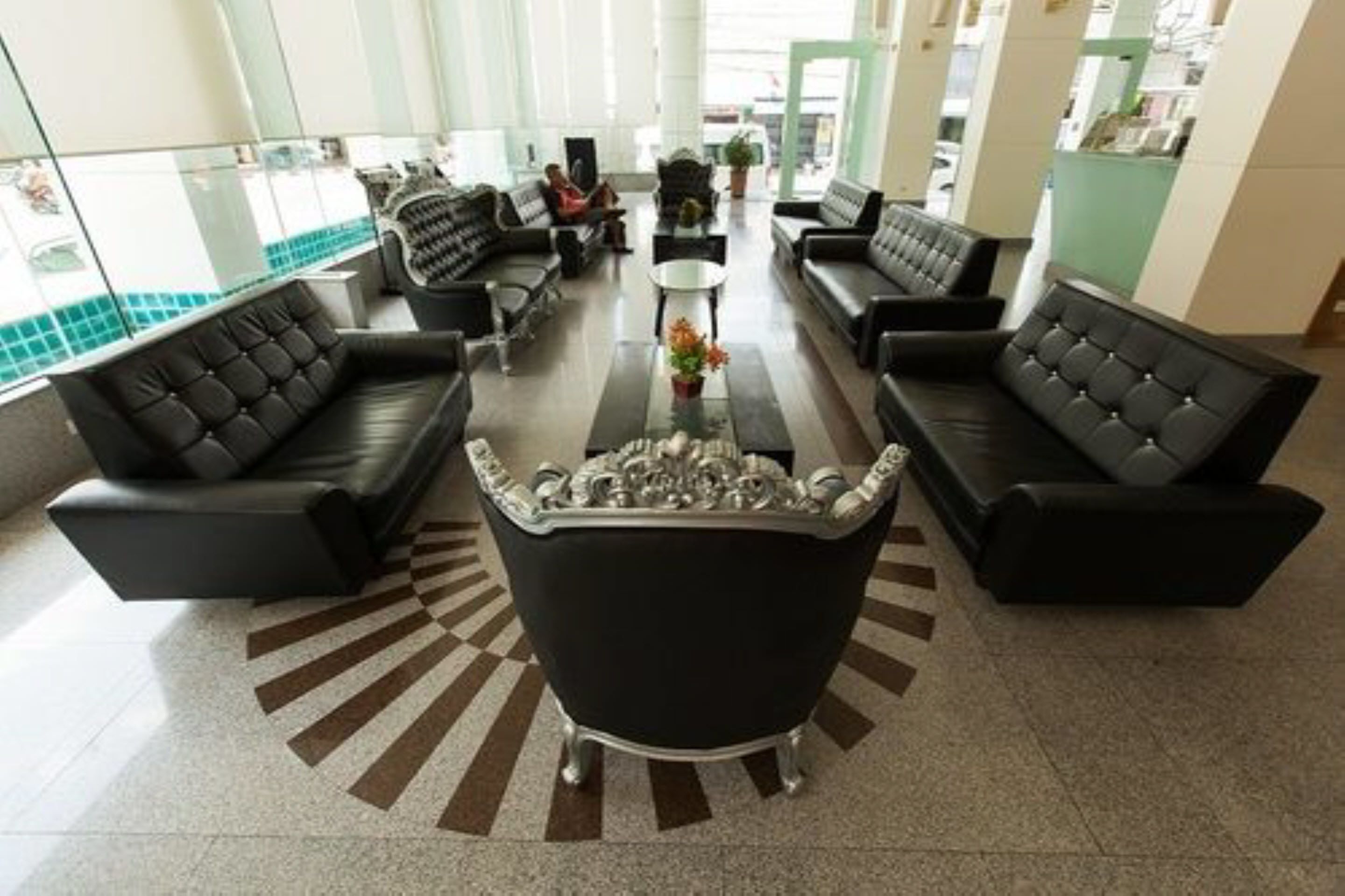 Sala de estar en el lobby