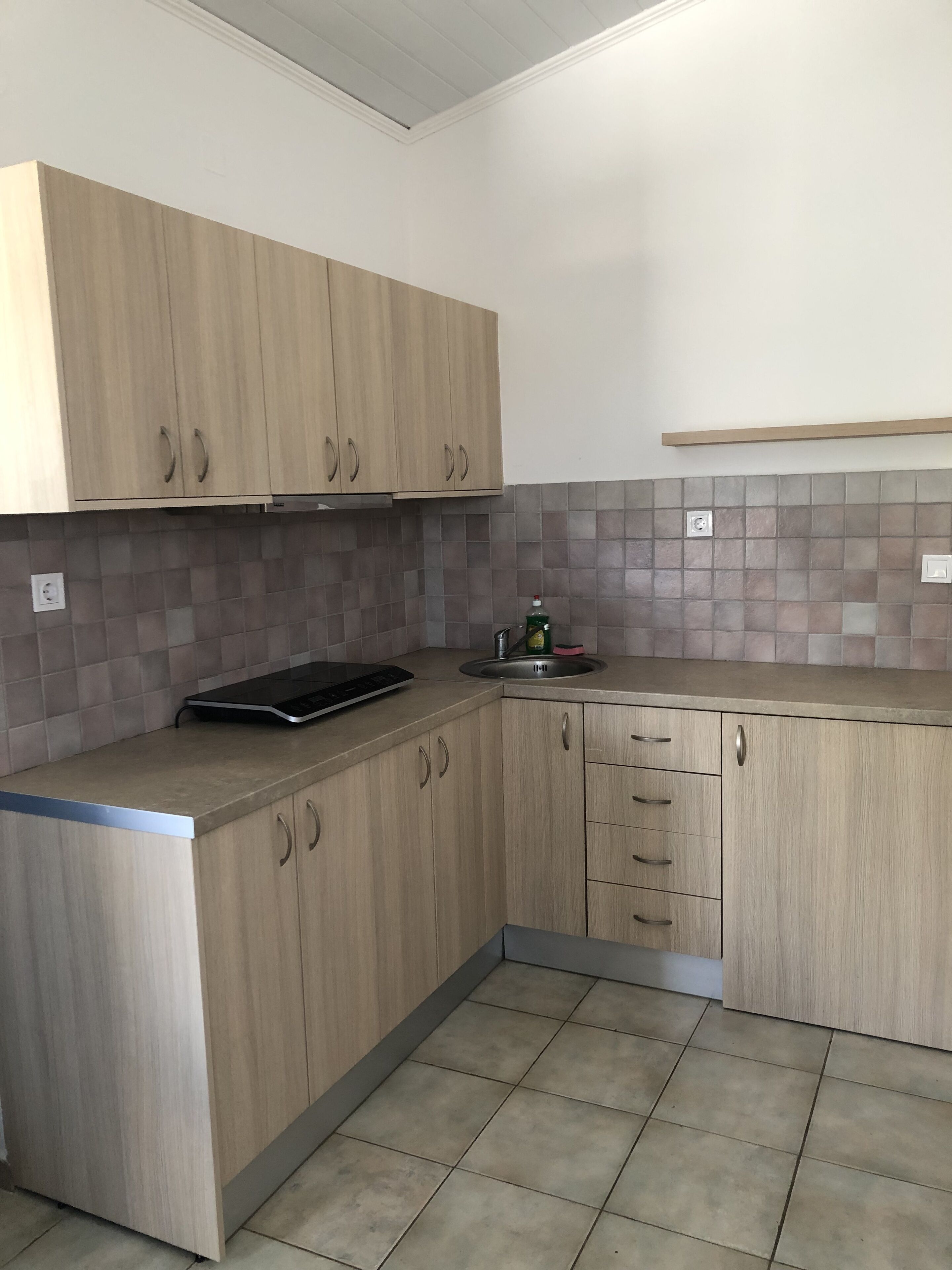 two-bedroom apartment ground level | shared kitchen | mini-fridge