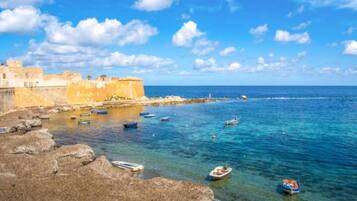 Appartamento, 1 camera da letto, terrazzo, vista oceano parziale | Vista dalla camera