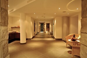 Un sauna, baño turco