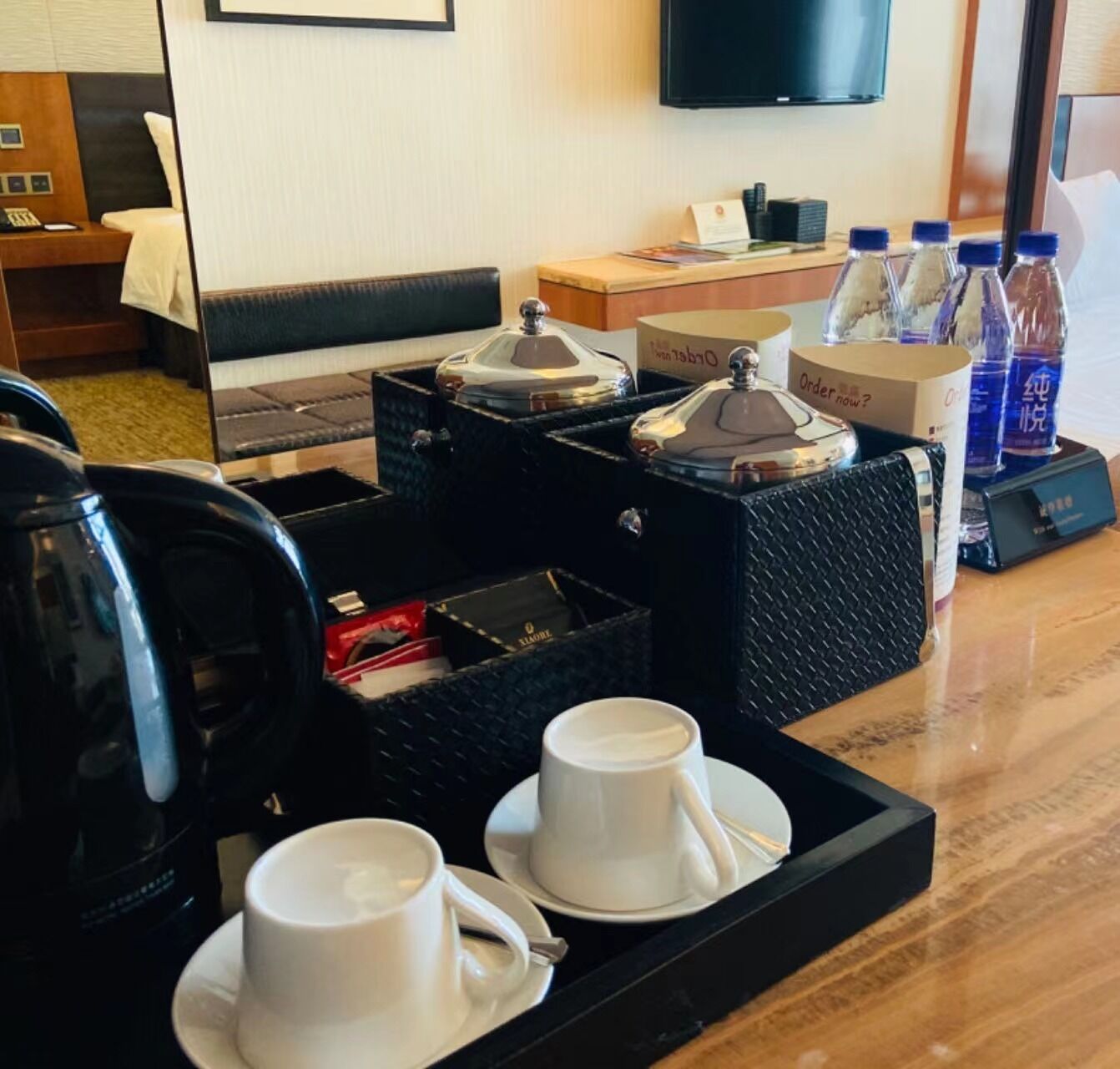 in-room safe, desk, blackout curtains, iron/ironing board