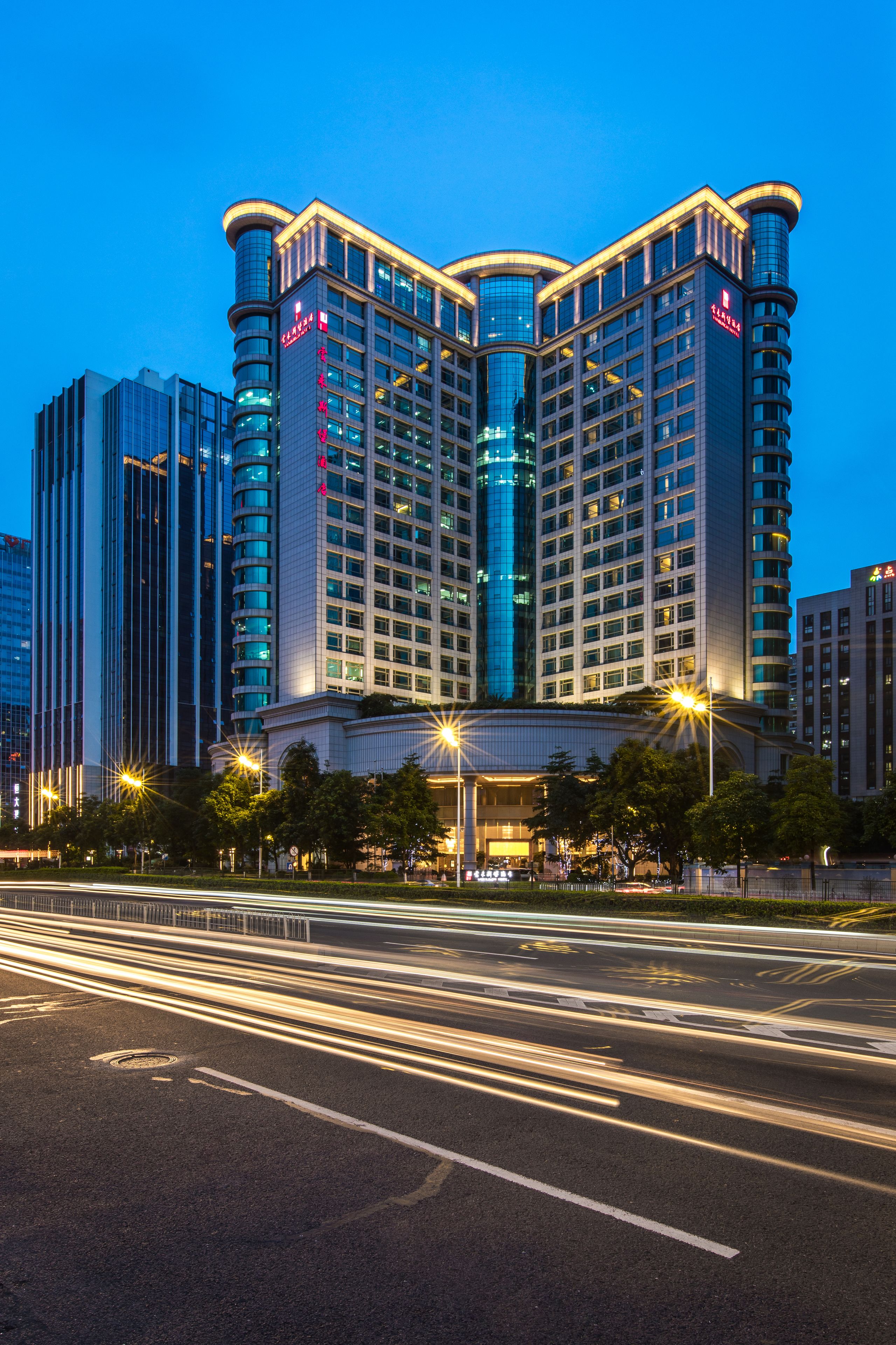 front of property – evening/night