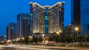 Front of property – evening/night