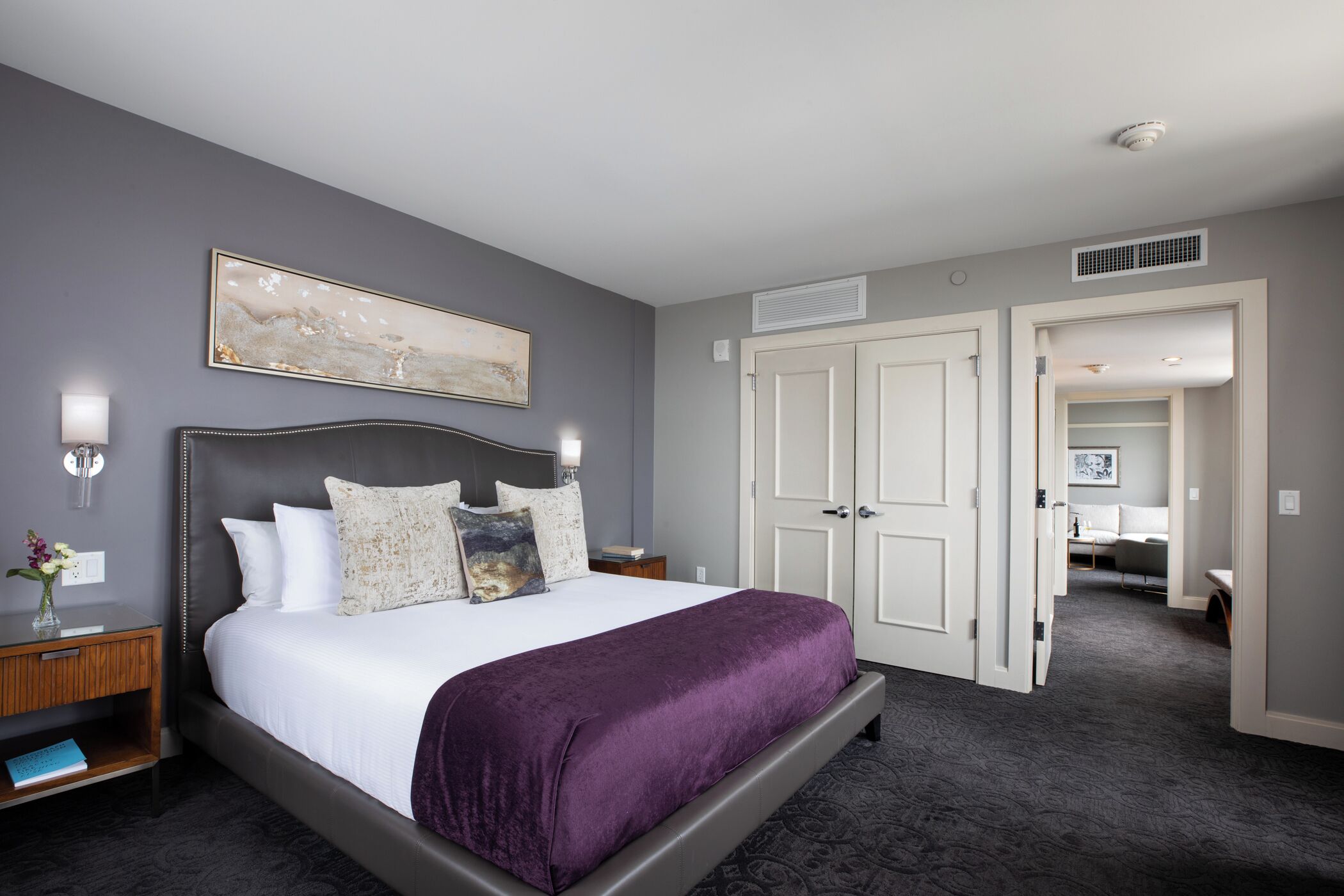 In-room safe, desk, laptop workspace, iron/ironing board