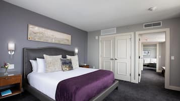 In-room safe, desk, laptop workspace, iron/ironing board