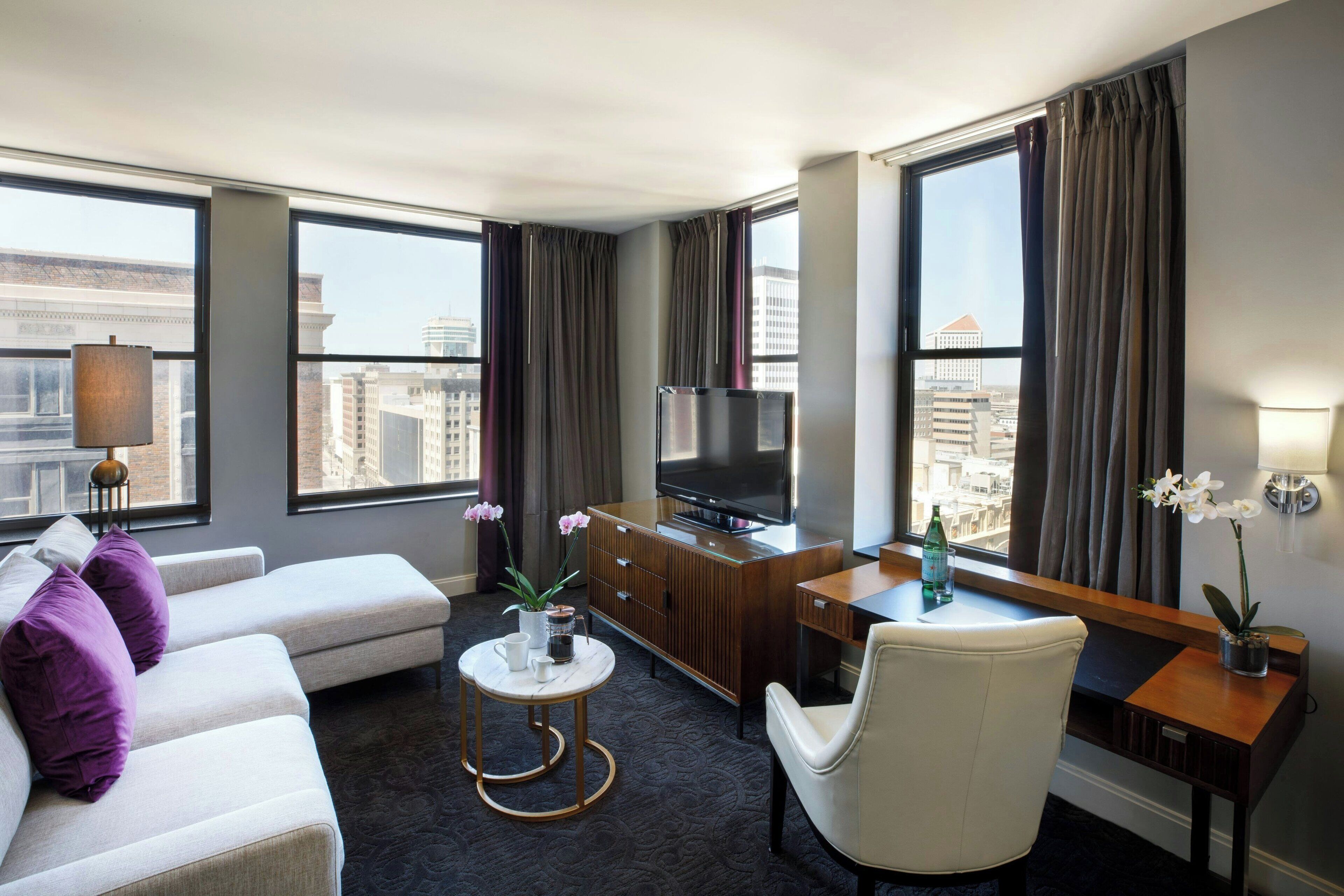 in-room safe, desk, laptop workspace, iron/ironing board