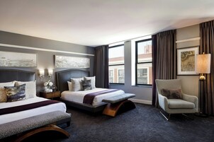 In-room safe, desk, laptop workspace, iron/ironing board