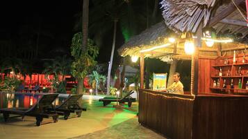 Poolside bar