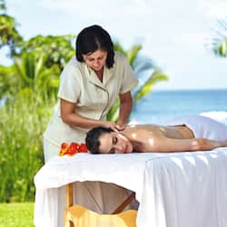 Hot tub, steam room, body scrubs, facials