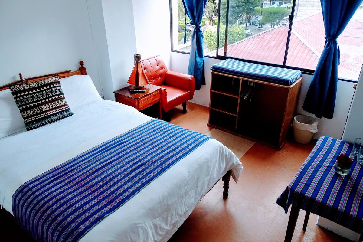 Double Room, 1 Queen Bed, Park View | Down duvets, in-room safe, iron/ironing board, free WiFi