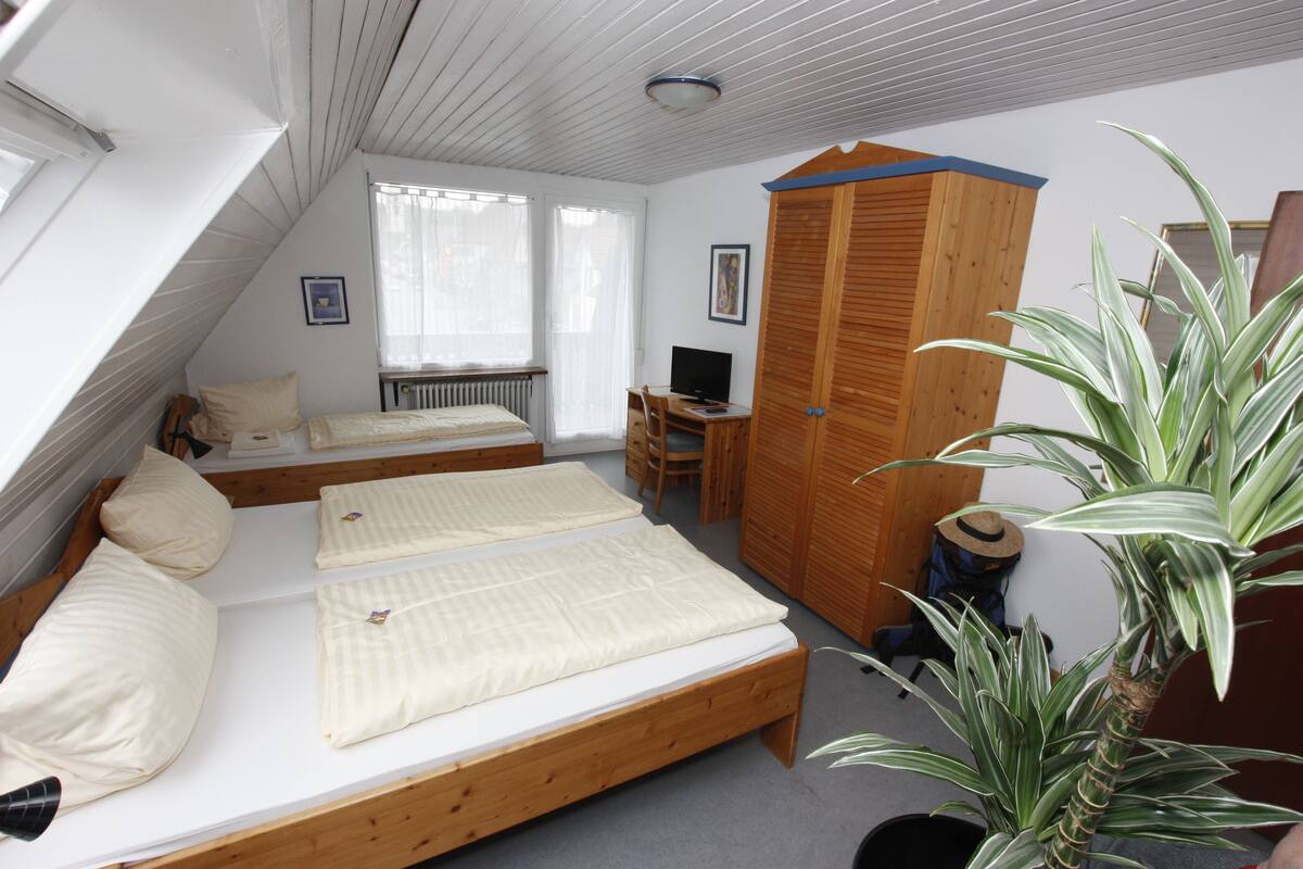 Hypo-allergenic bedding available, desk, cribs (surcharge)