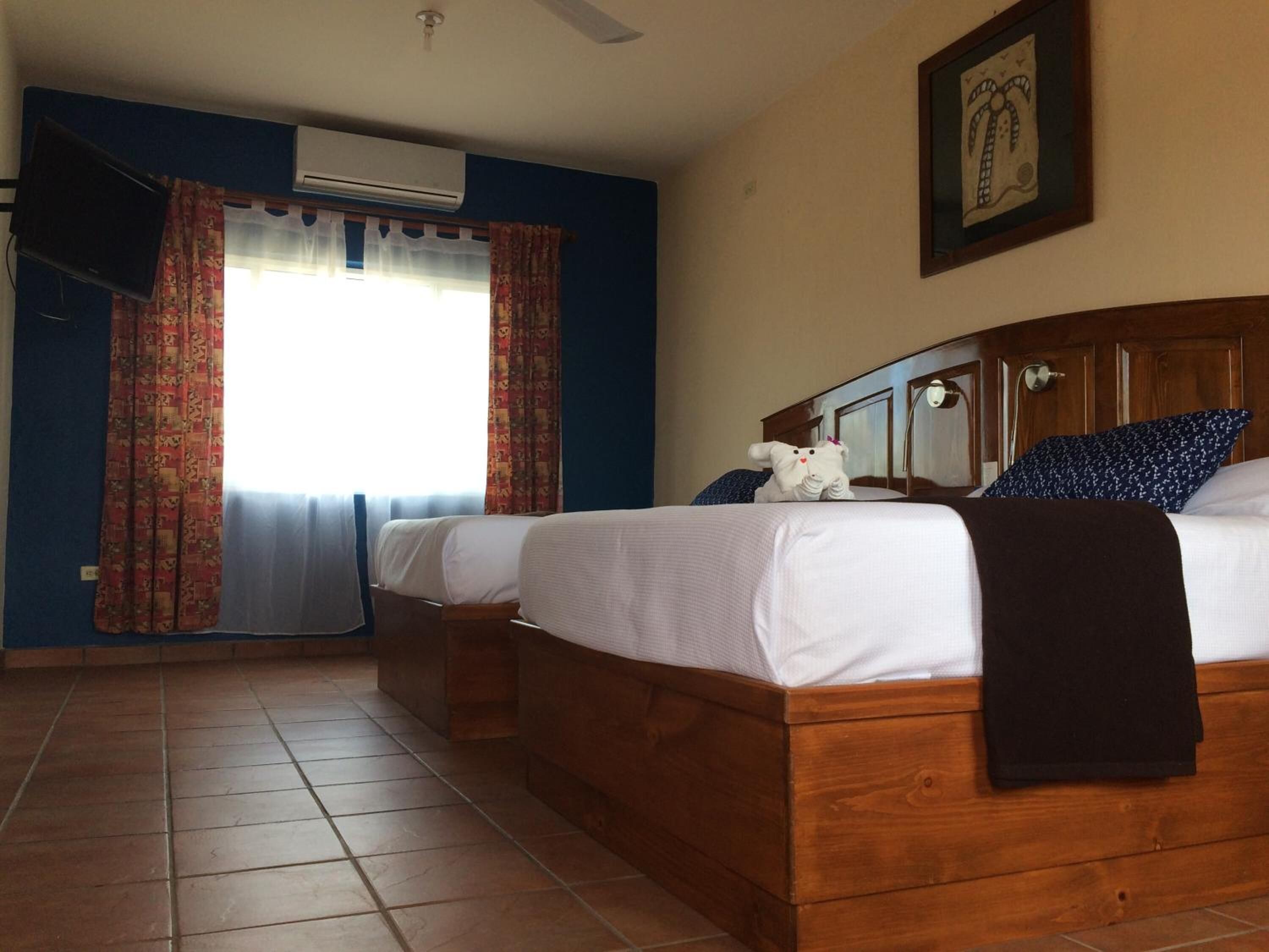 desk, blackout curtains, iron/ironing board, free wifi