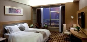 Een bureau, gratis kabelinternet