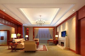 Minibar, in-room safe, alarm clocks