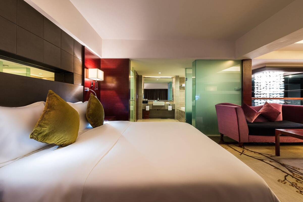1 habitación, minibar, caja de seguridad en la habitación y escritorio