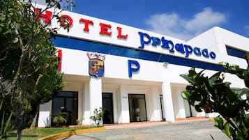 Overnatningsstedets facade